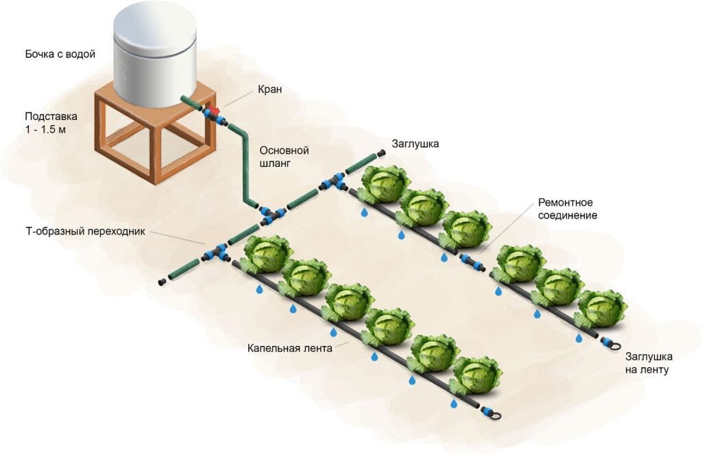 Капельный полив своими рукам: 4 идеи с инструкциями и фото | бородино-молодежка.рф