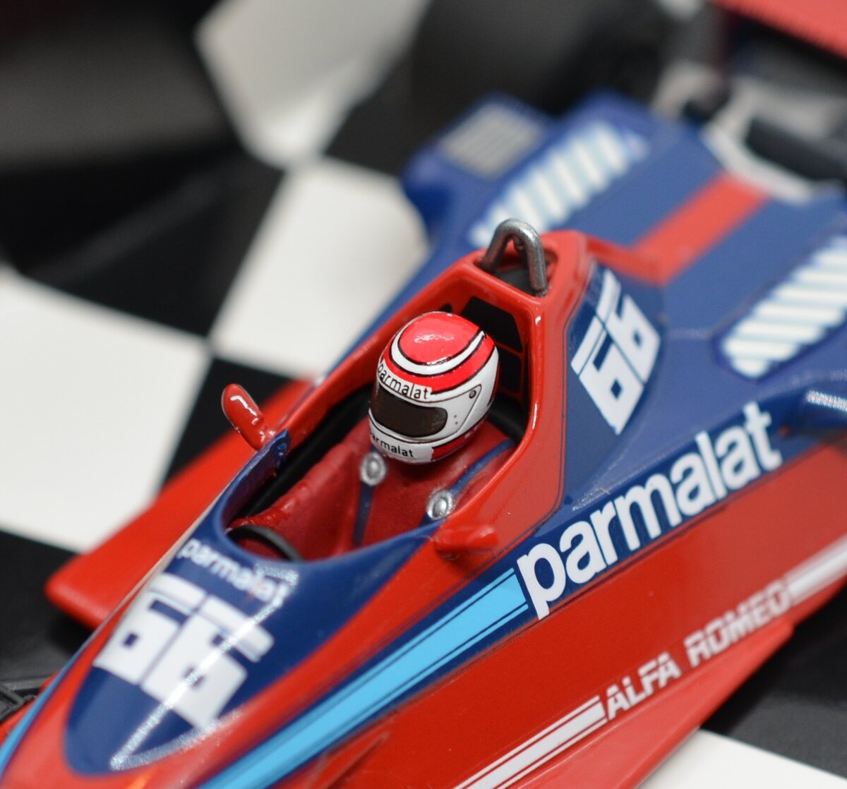 Нельсон Пике в кокпите.