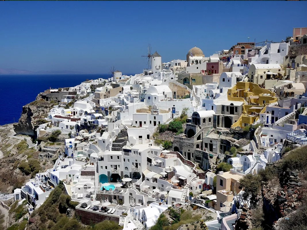 Греция, Санторини. Фото: Яндекс-Картинки