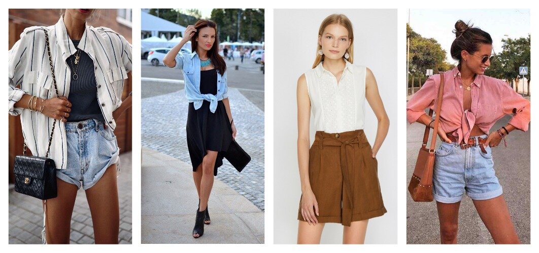 Рубашки летом