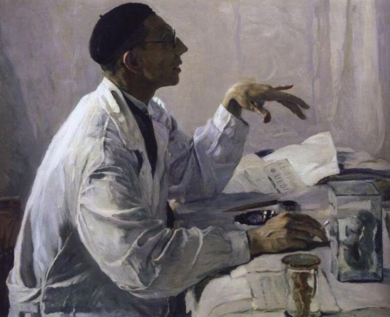 Портрет хирурга С.С.Юдина. 1935, Михаил Нестеров