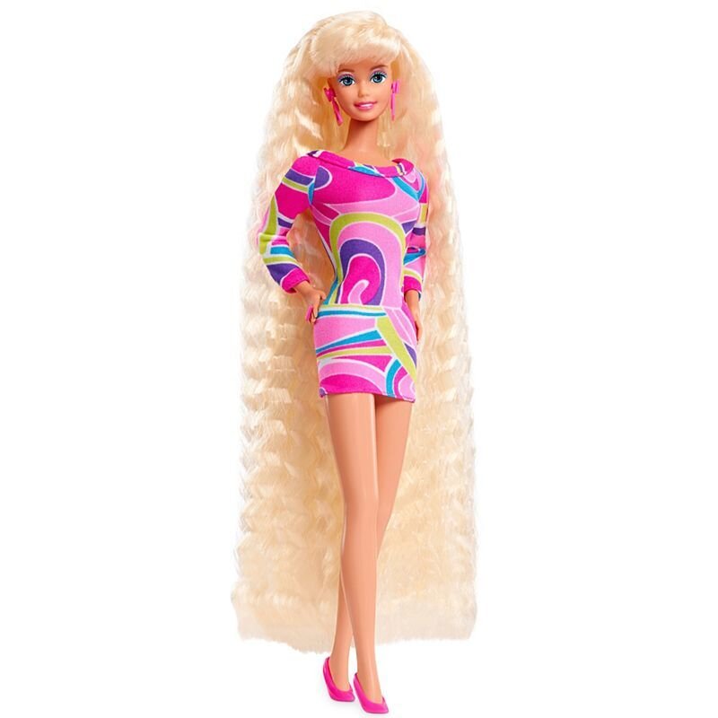 Барби из серии Totally Hair Barbie, мечта всех девочек в 90-е