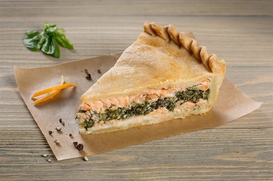 Сёмга со шпинатом