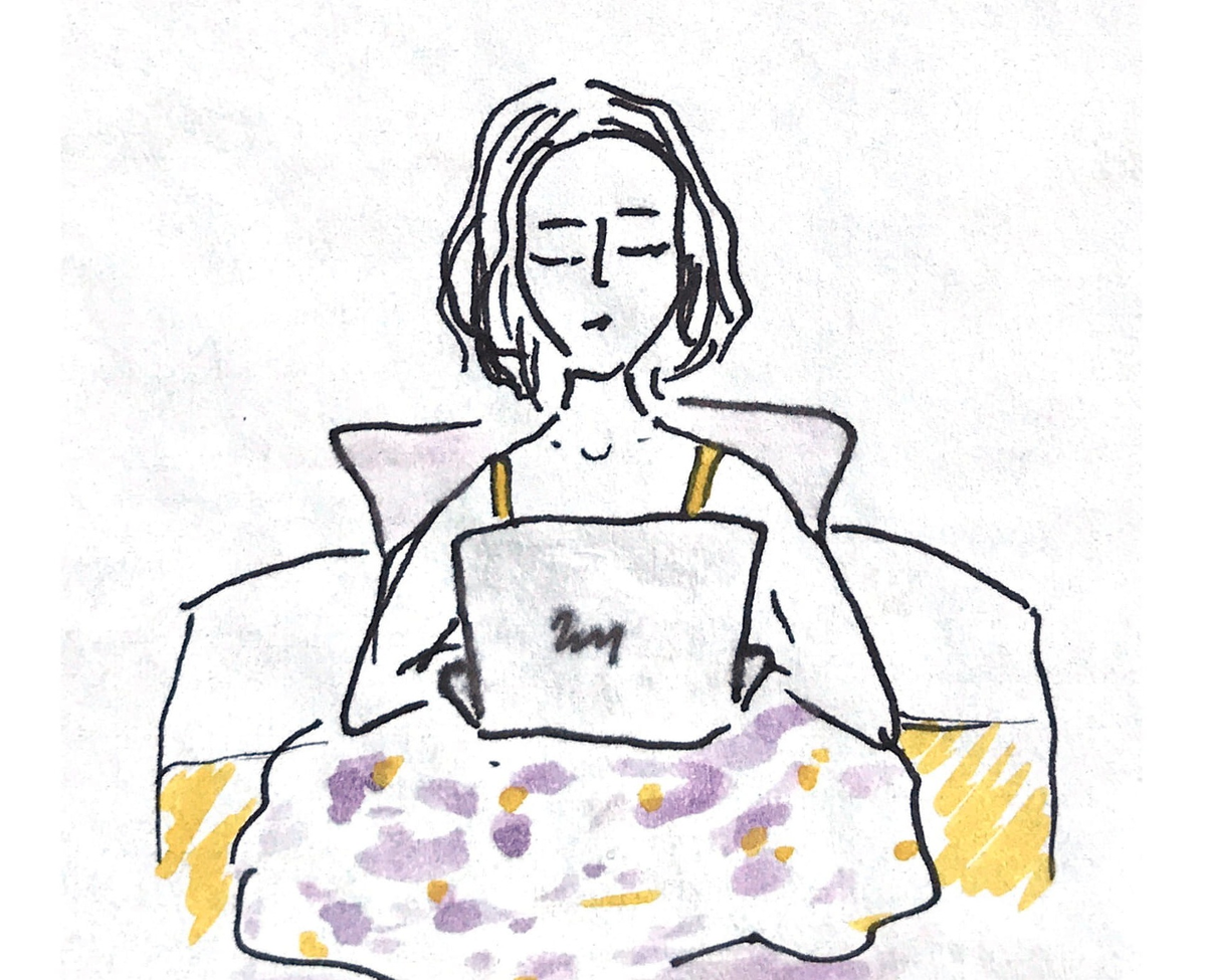 Пять утра и я сижу рисую себя, пишущую эту статью 〜(^∇^〜）