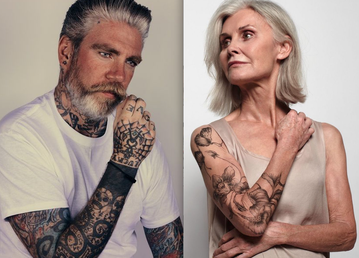 Как татуировки будут выглядеть в старости?