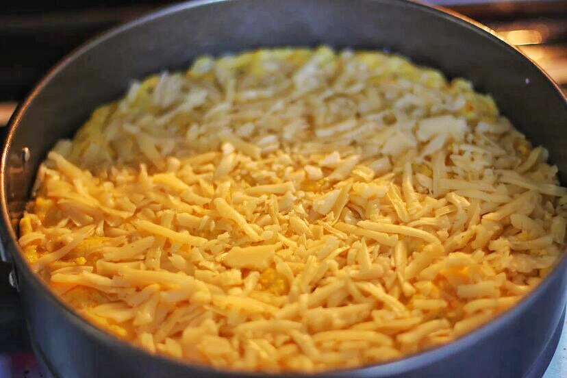 Запеканка с тыквой и полентой