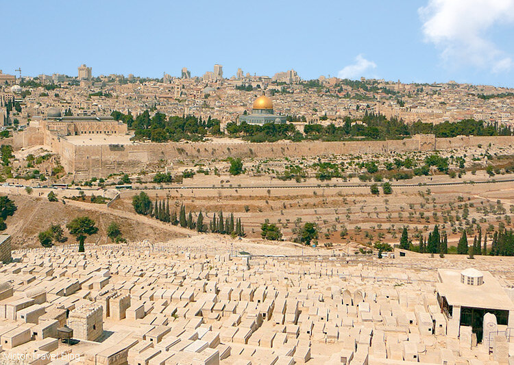 Древнее кладбище на Масличной горе, Иерусалим, Израиль