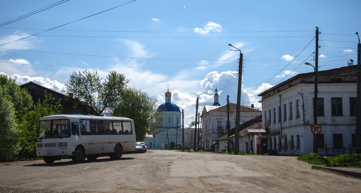 Типичный провинциальный пейзаж
