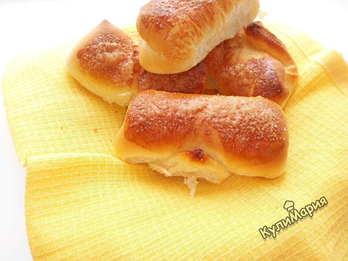 Булочки с вареной сгущенкой