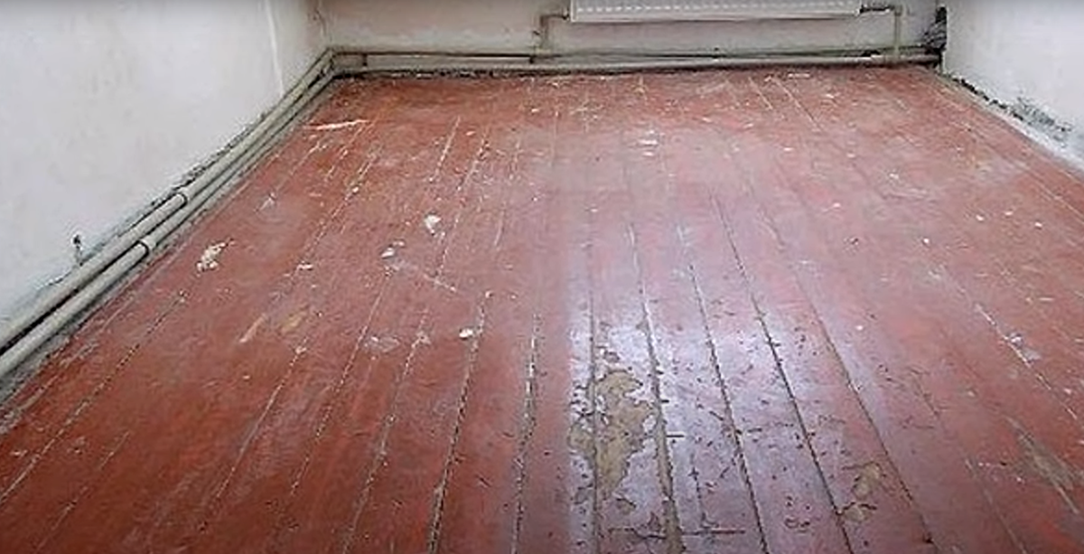 Очень старый пол