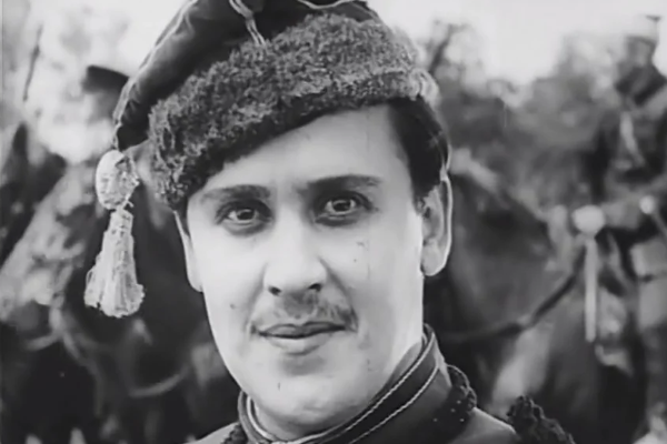 23-летний Борис Ливанов в фильме Владимира Гардина «Кастусь Калиновский», 1927 г.