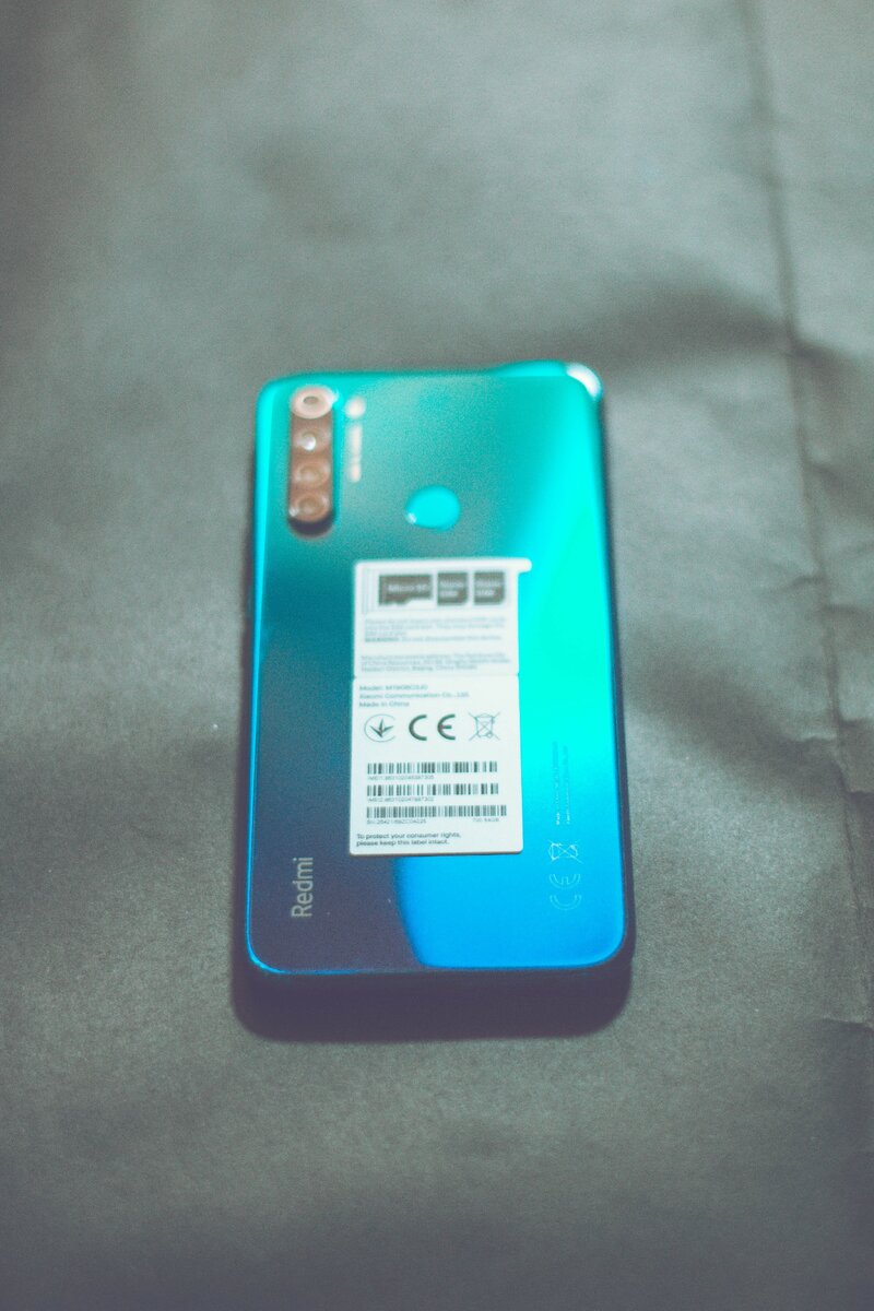 Задняя сторона Xiaomi Redmi Note 8T