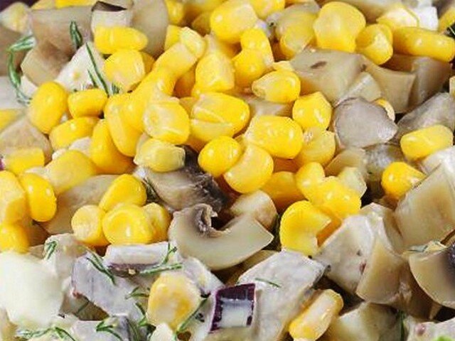 Грибной салат