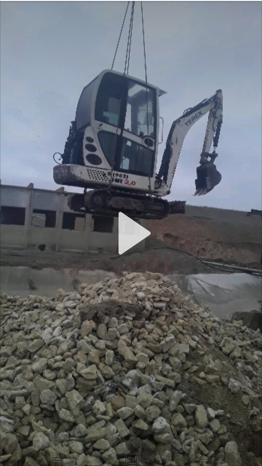 Terex HR2.0 в воздухе и еще живой