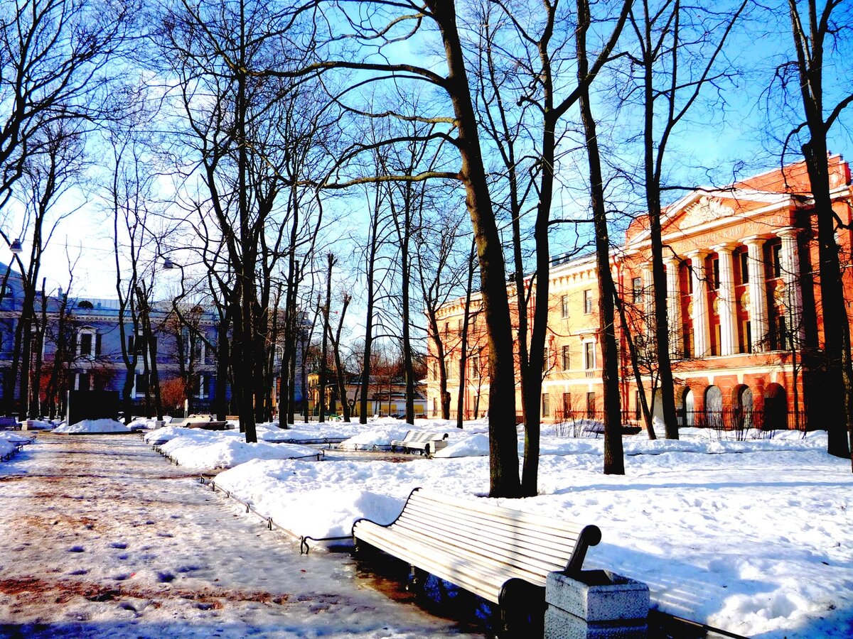 Сквер у Введенской больницы. Фото автора
