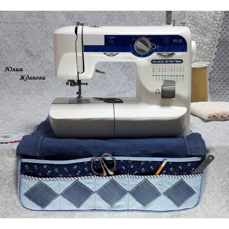 Сумка-чехол для швейной машины из старых джинсов: мастер-класс с фото - Шьем сумки | мебель-соня.рф