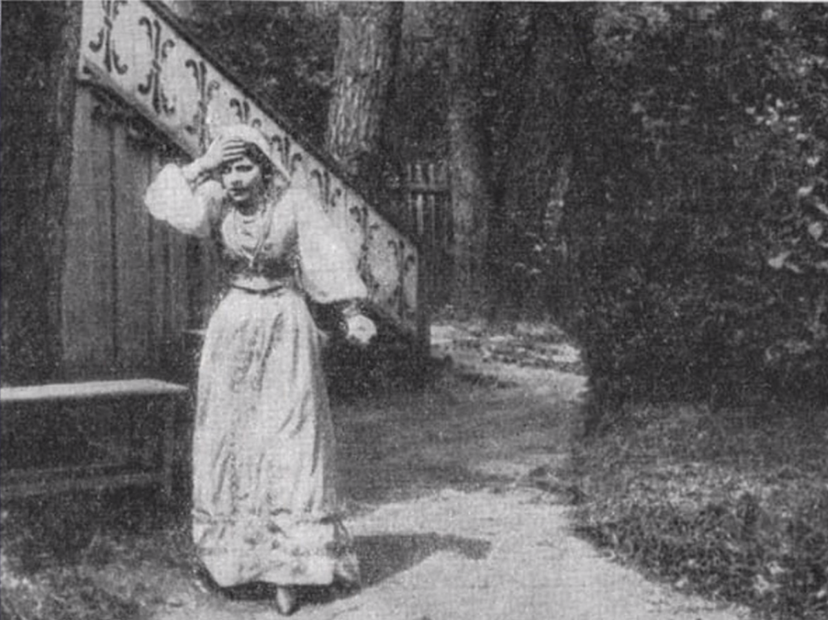 Предположительно кадр из фильма «Вий» 1909 года