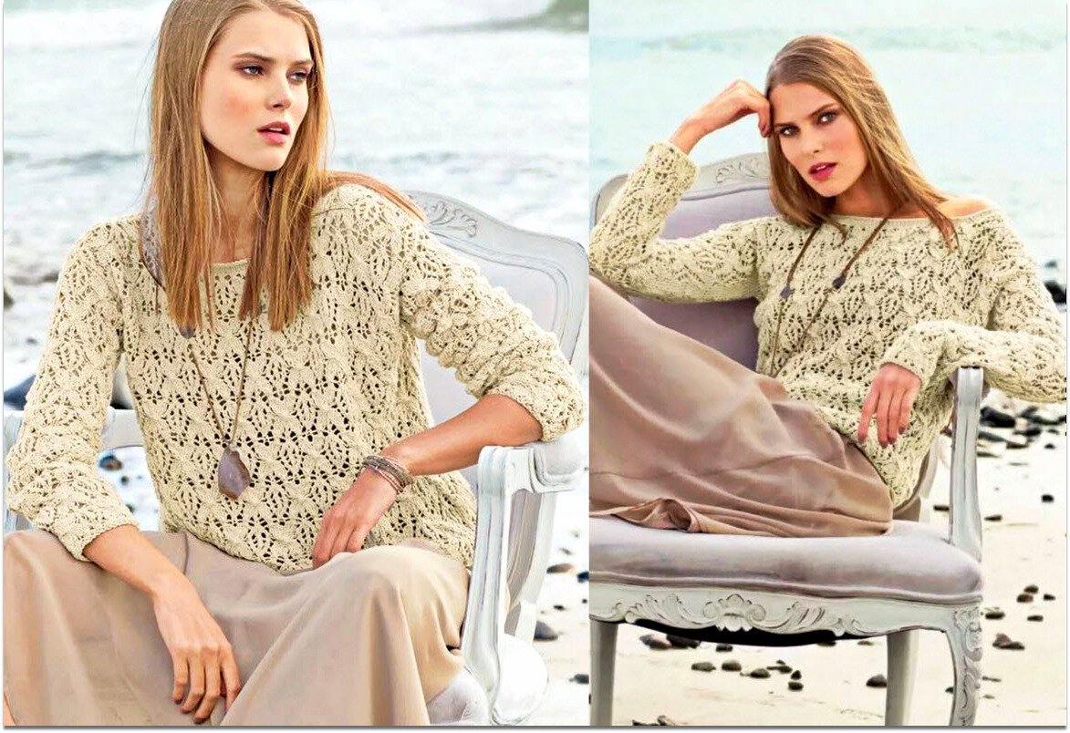 Беж №1. Модель из журнала «Сабрина»