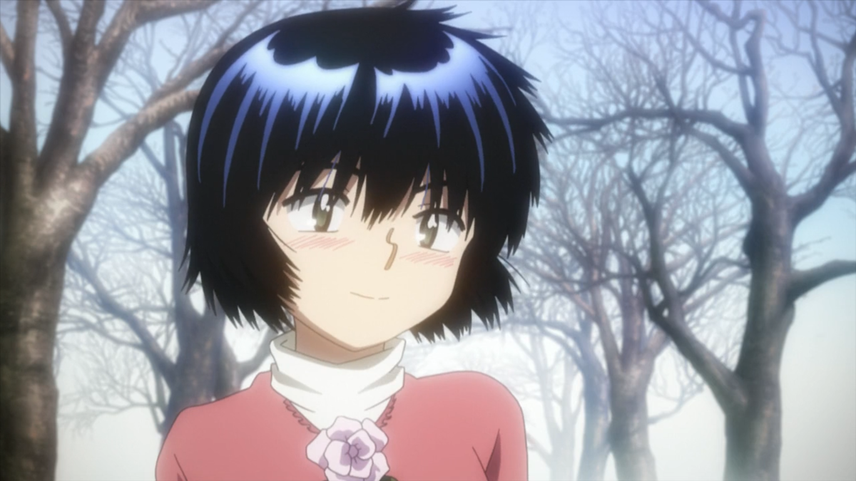 Загадочная девушка х. Урабэ Микото улыбается. Nazo no Kanojo x аниме. Микото Урабэ улыбка. Загадочная девушка х Урабэ