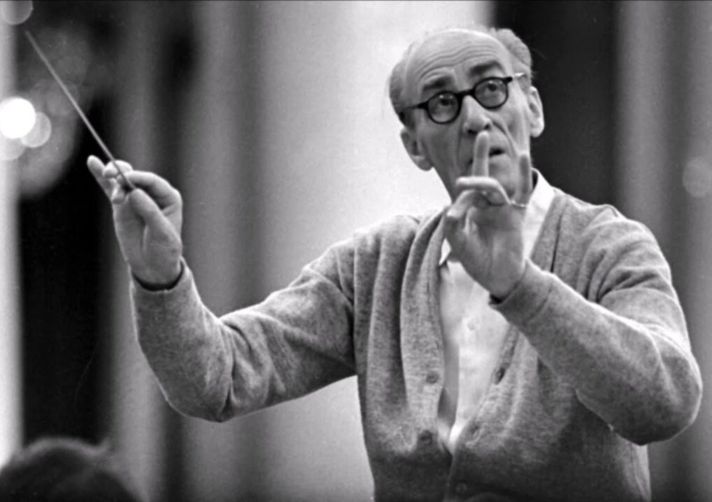За дирижерским пультом Евгений Мравинский. Фото theartsdesk.com