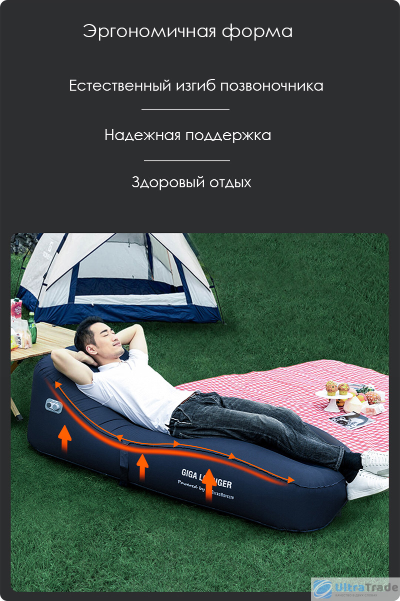 Автоматическая надувная кровать Xiaomi Inflatable Leisure Bed GS1 |  UltraTrade.ru | Дзен