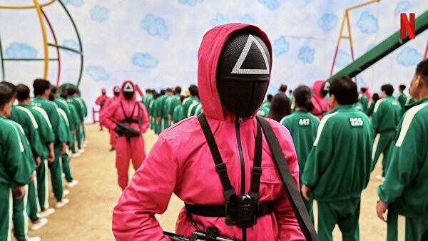 Фрагмент из сериала "Игра в кальмара" Источник: Netflix