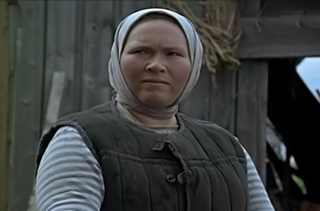 В роли немой Лиды, фильм "Холодное лето пятьдесят третьего…"