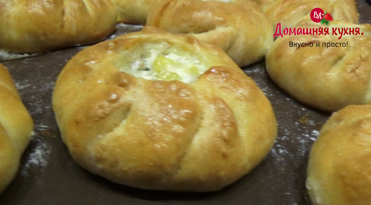 Пирожки с мясом (в духовке и на сковороде) на кефире без дрожжей - пошаговый рецепт с фото