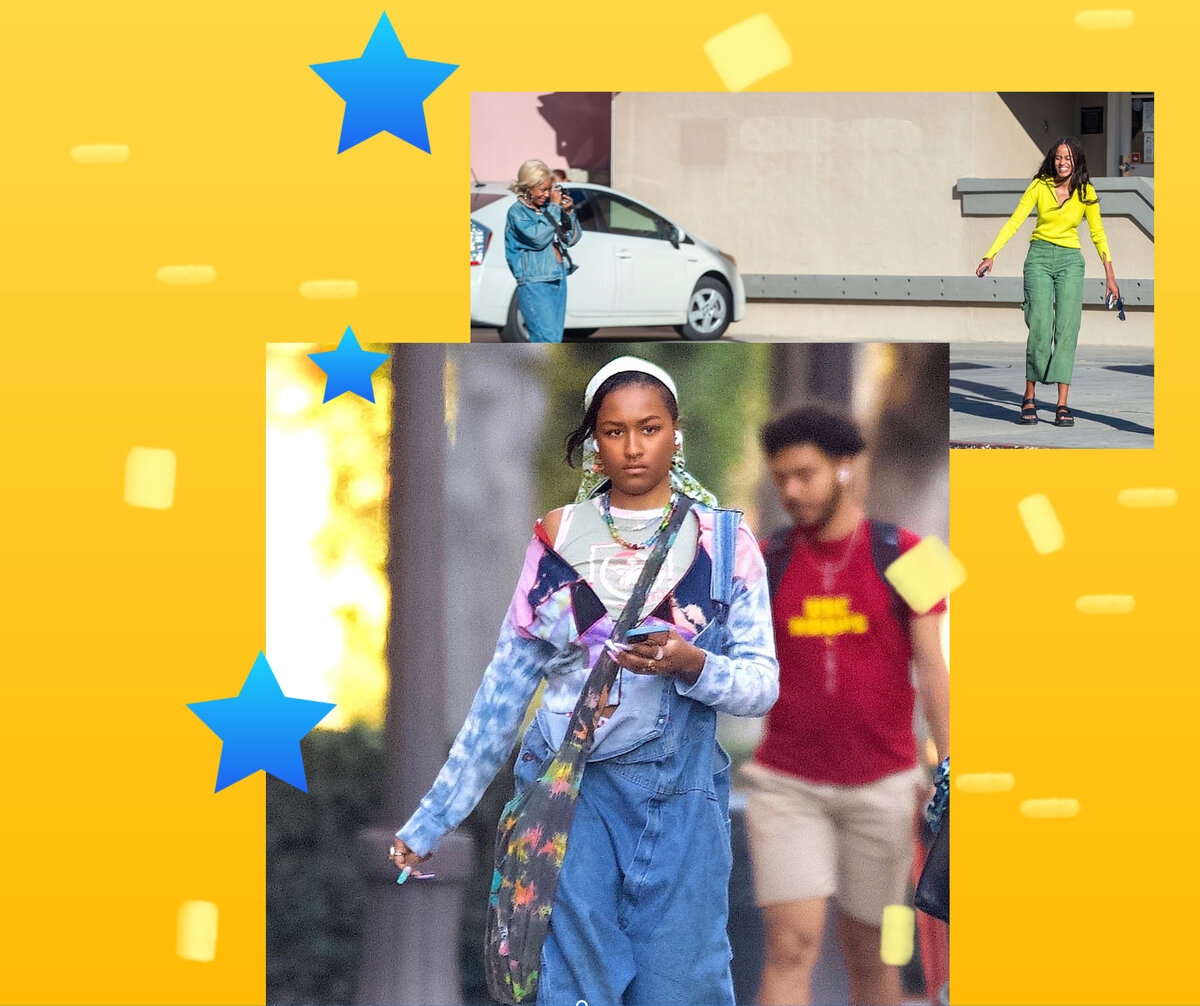 Саша и Малия Обама