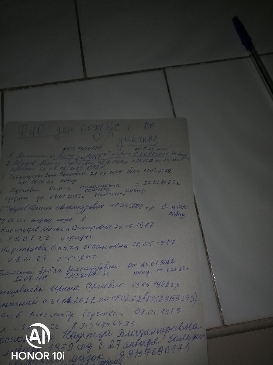 Список начало и ещё 3 листа 