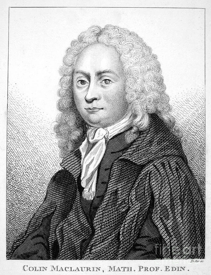 Колин Маклорен (1698 - 1746) - шотландский математик. Источник: https://images.fineartamerica.com/images-medium-large/colin-maclaurin-1698-1746-granger.jpg