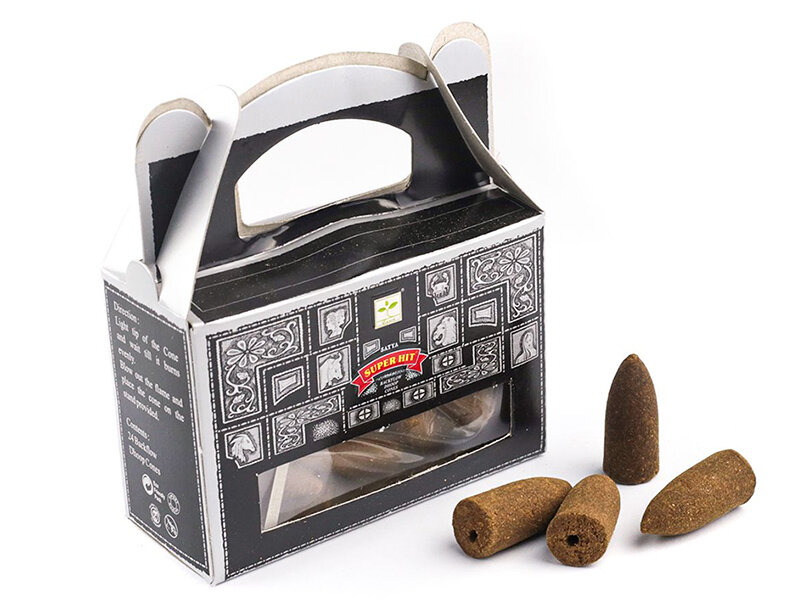 Благовония Super Hit конусы "струящийся дым". Фото с сайта gangotri.ru