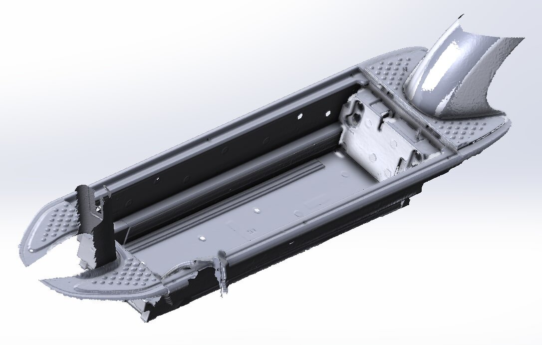 3D модель корпуса самоката NineBot