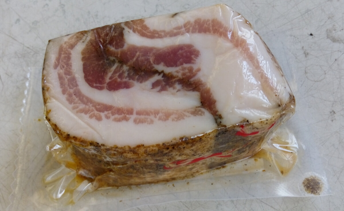 Вакуумная упаковка с обратной стороны.