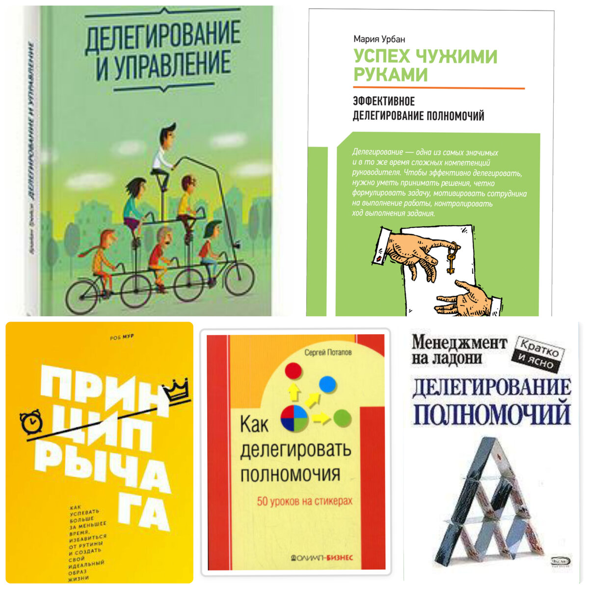 Книги по делегированию и управлению