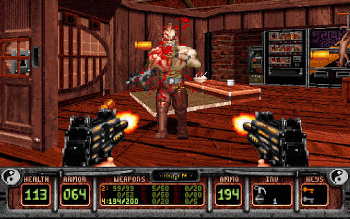 Драйвовый экшн на основе движка Duke Nukem, по современной версии скоро выйдет третья часть. 