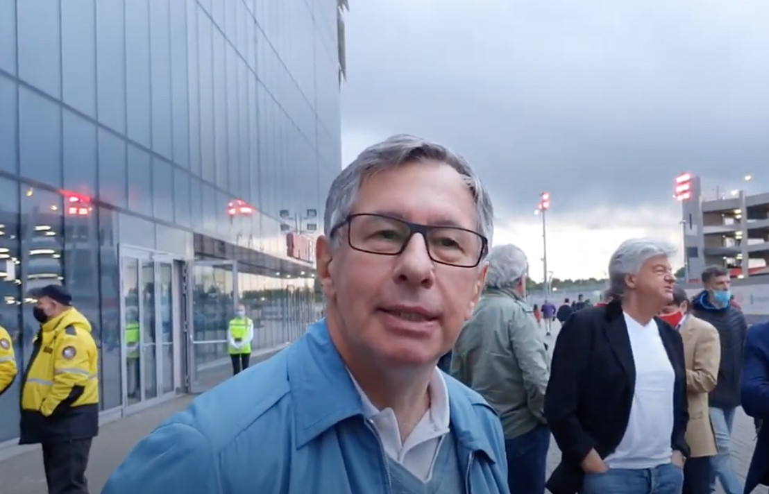 Петр Авен после матча "Спартак" - "Ахмат" (3:0). Фото Артема Локалова