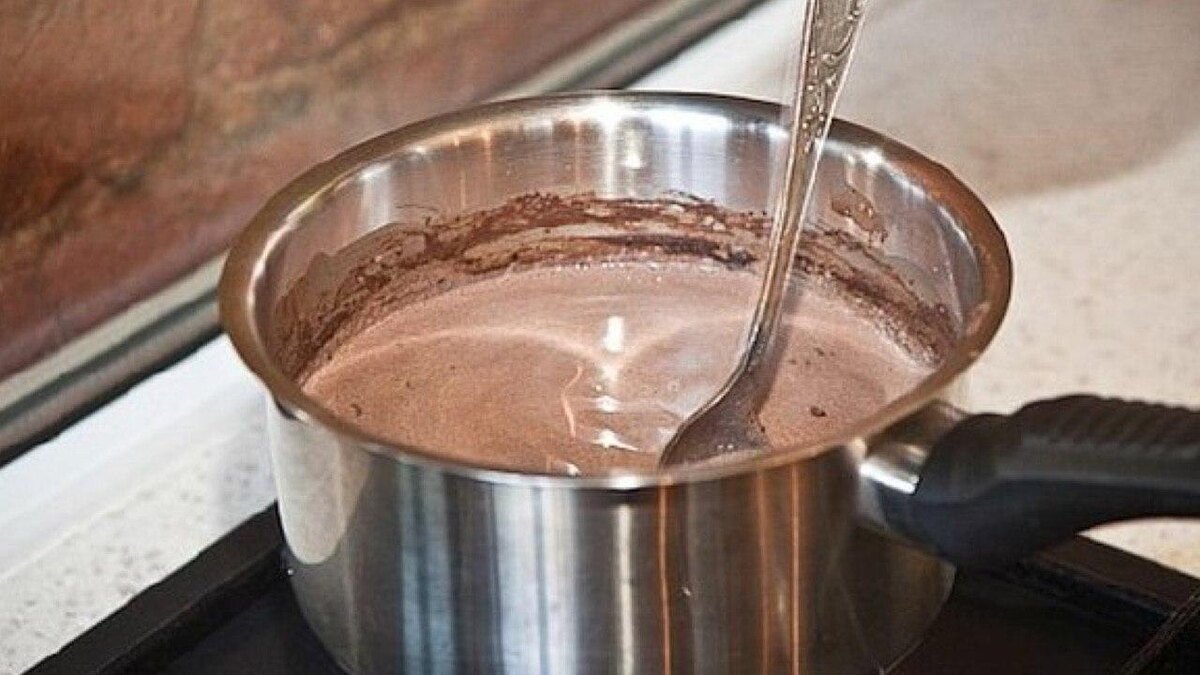 Добавили какао 