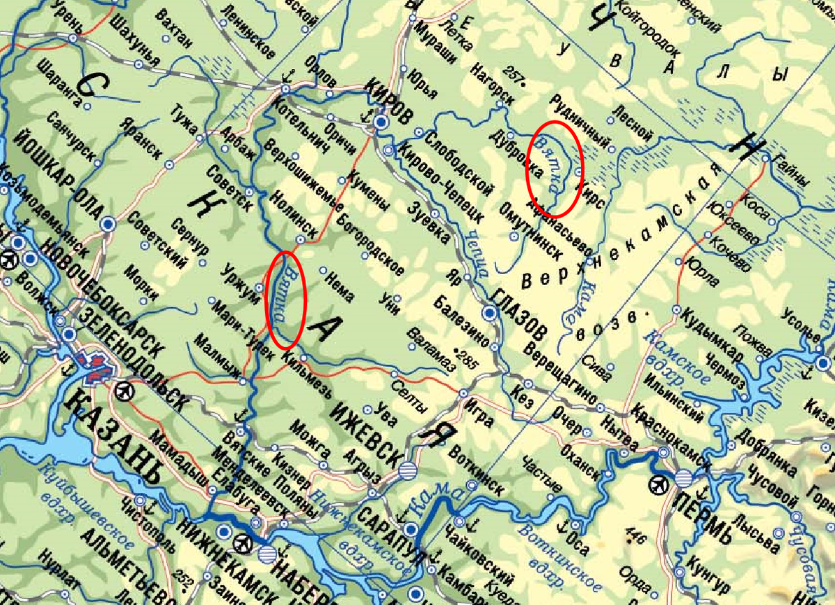 Река Вятка на карте. Исток реки Вятка в Кировской области на карте. Река Вятка на карте России. Река Вятка на карте Кировской области.