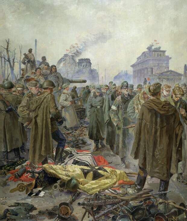 «Капитуляция». 1946 год. Советский художник - Пётр Александрович Кривоногов (1910 - 1967).