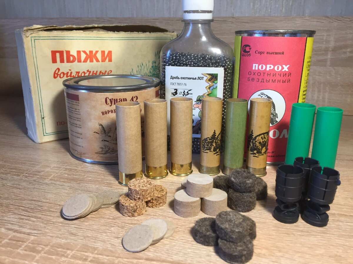 Пробковые пыжи 12 калибра