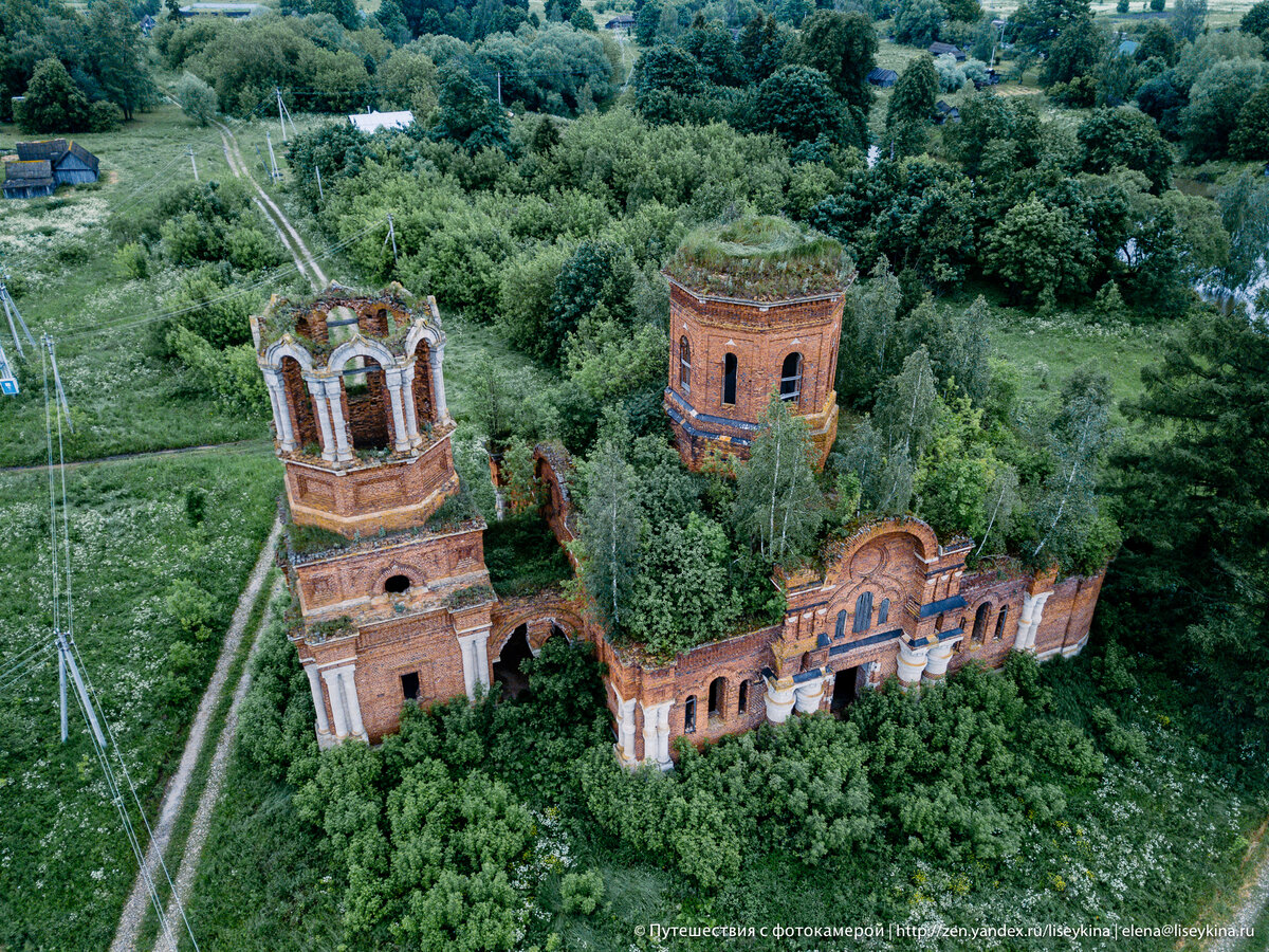 храм с видом сверху