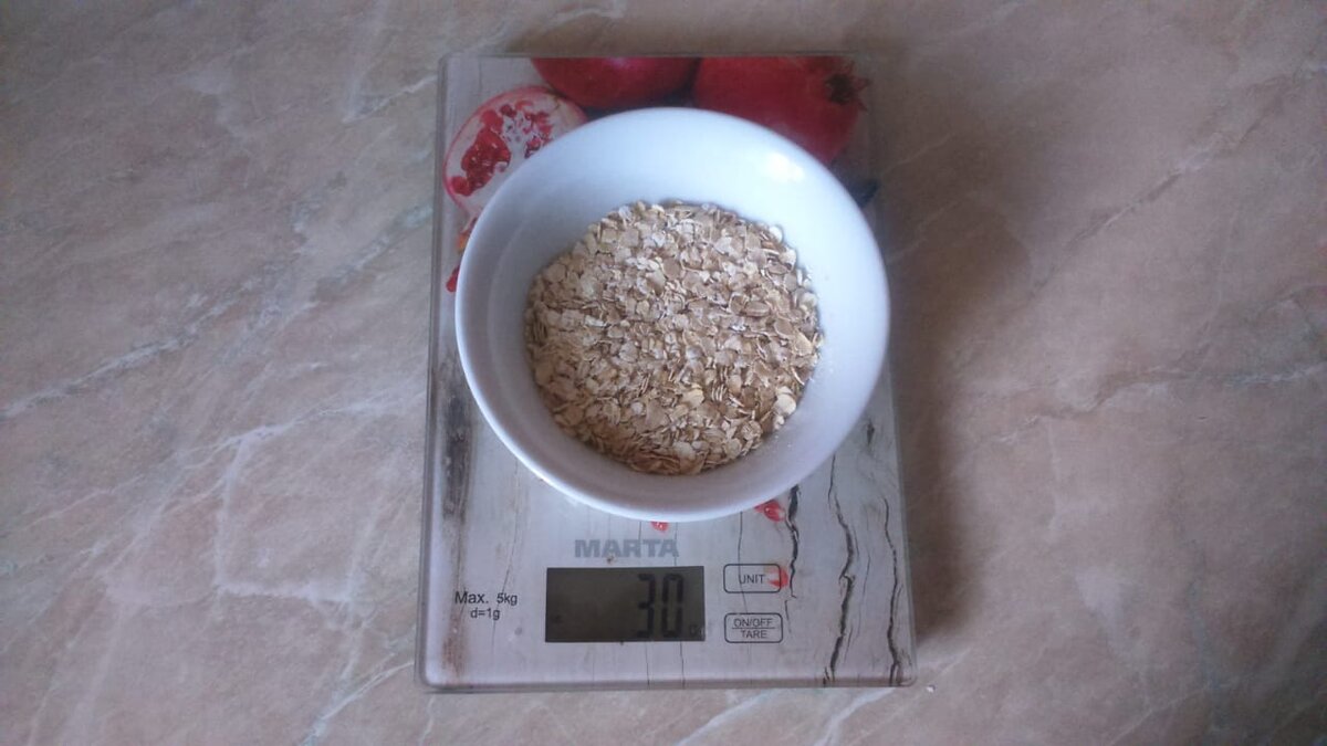 Взвешиваем овсянку