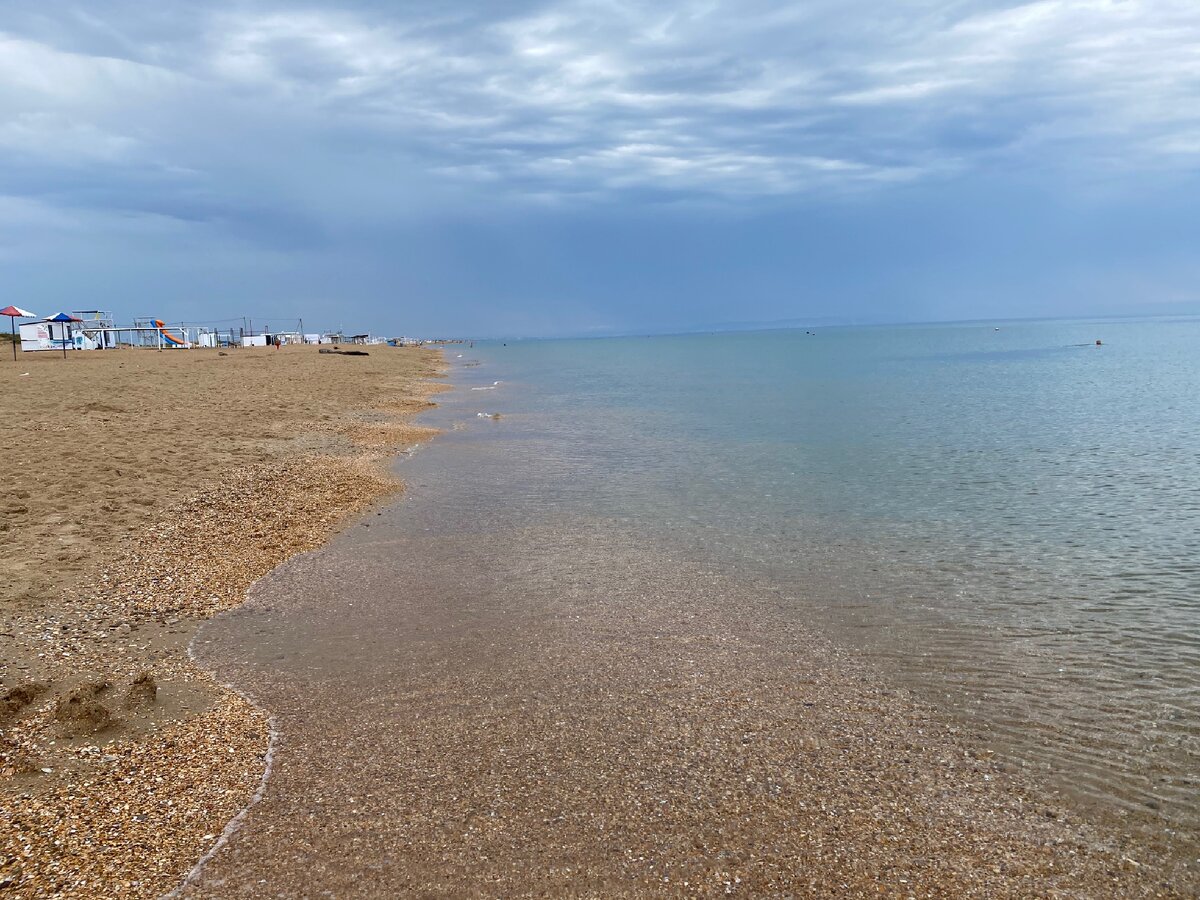 Пляж в Благовещенской