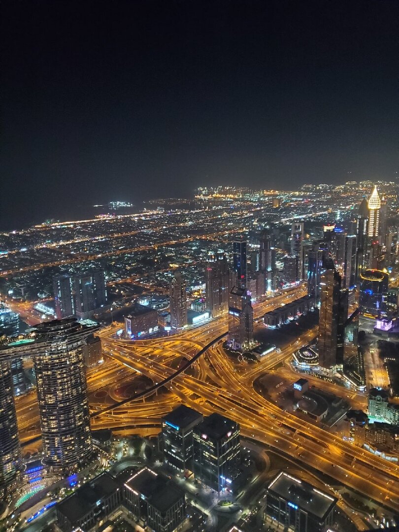 Вид с Burj Khalifa