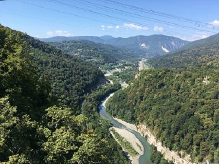 Вид с моста.