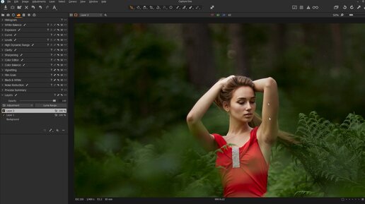 Как красиво обработать фотографию в Capture One