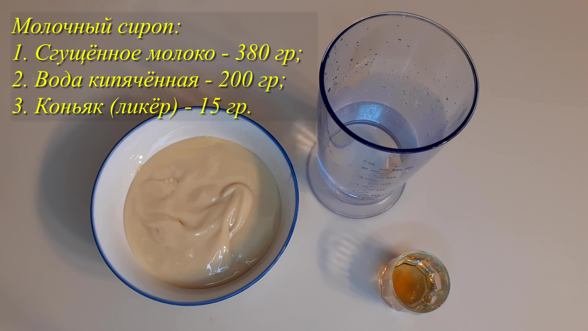 Пропитка для торта из коньяка воды и сахара