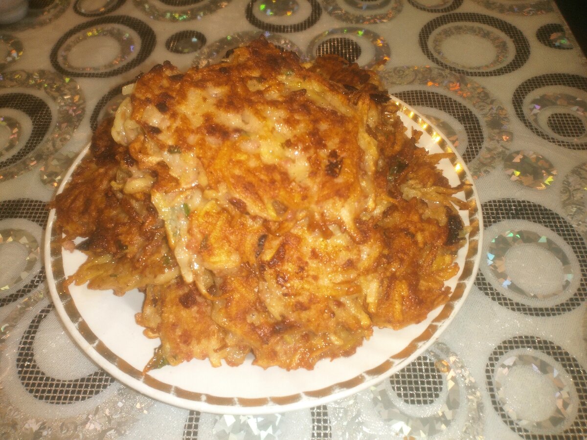 Картофельные дранники 