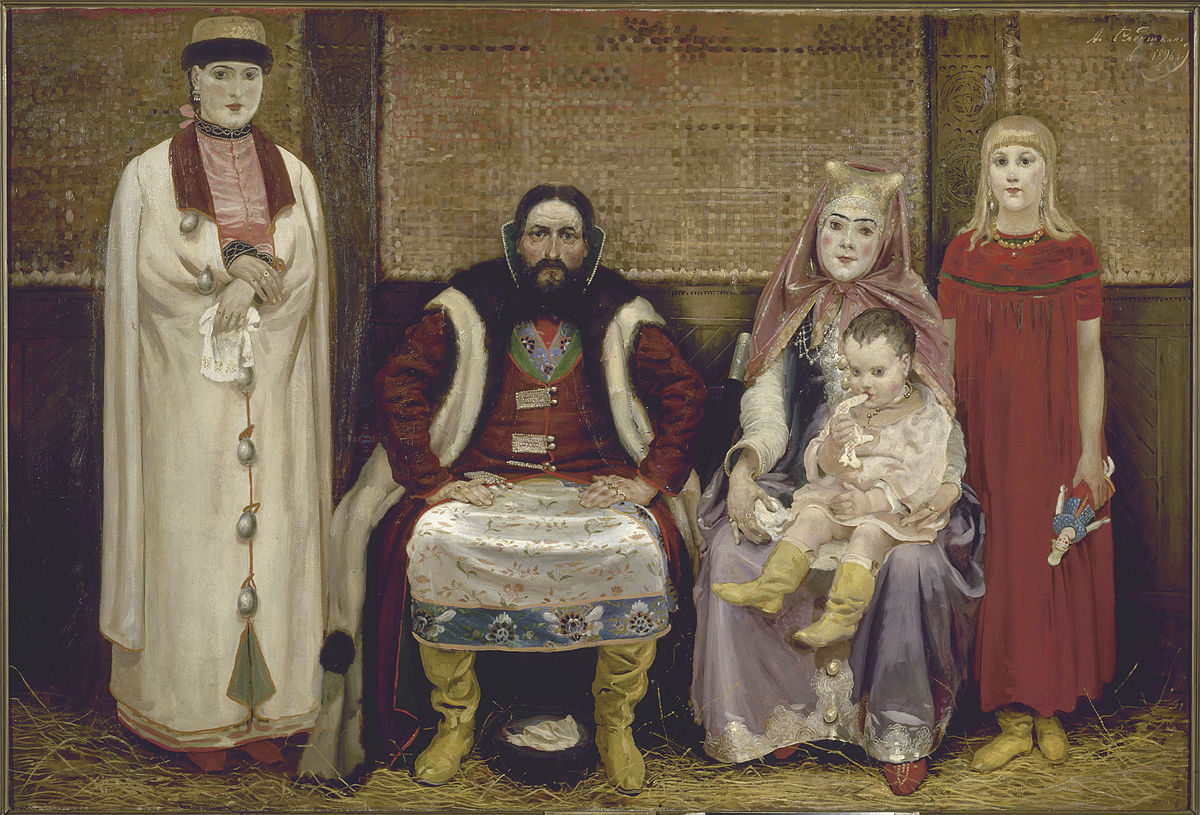"Купеческая семья XVII века", Андрей Рябушкин, 1896. (сс) Wikimedia Commons